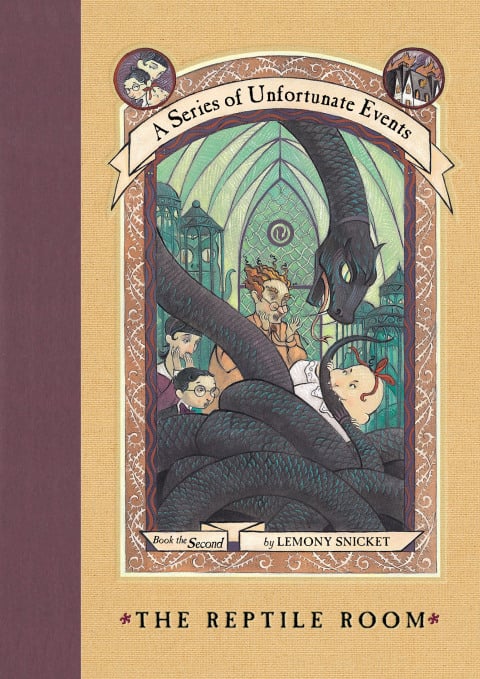 A Series of Unfortunate Events #2: The Reptile Room - Cover