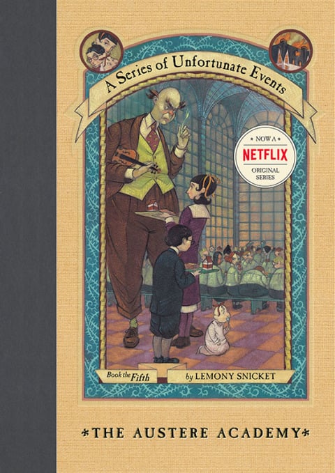 A Series of Unfortunate Events #5: The Austere Academy - Cover