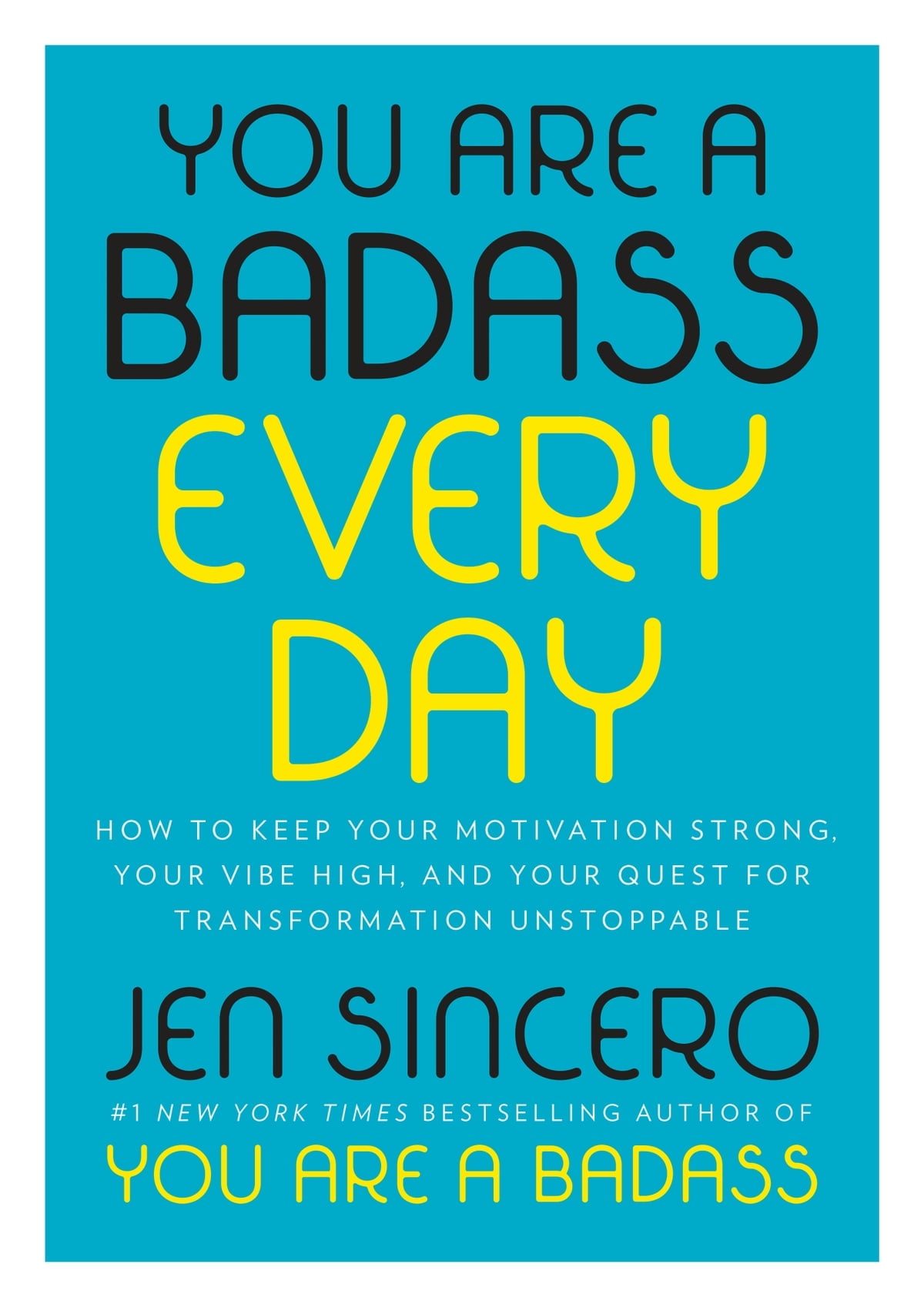 You Are a Badass Every Day - Cover