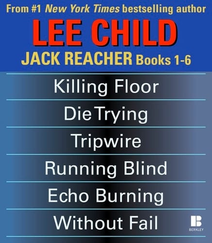 Lee Child's Jack Reacher Books 1-6 - Cover