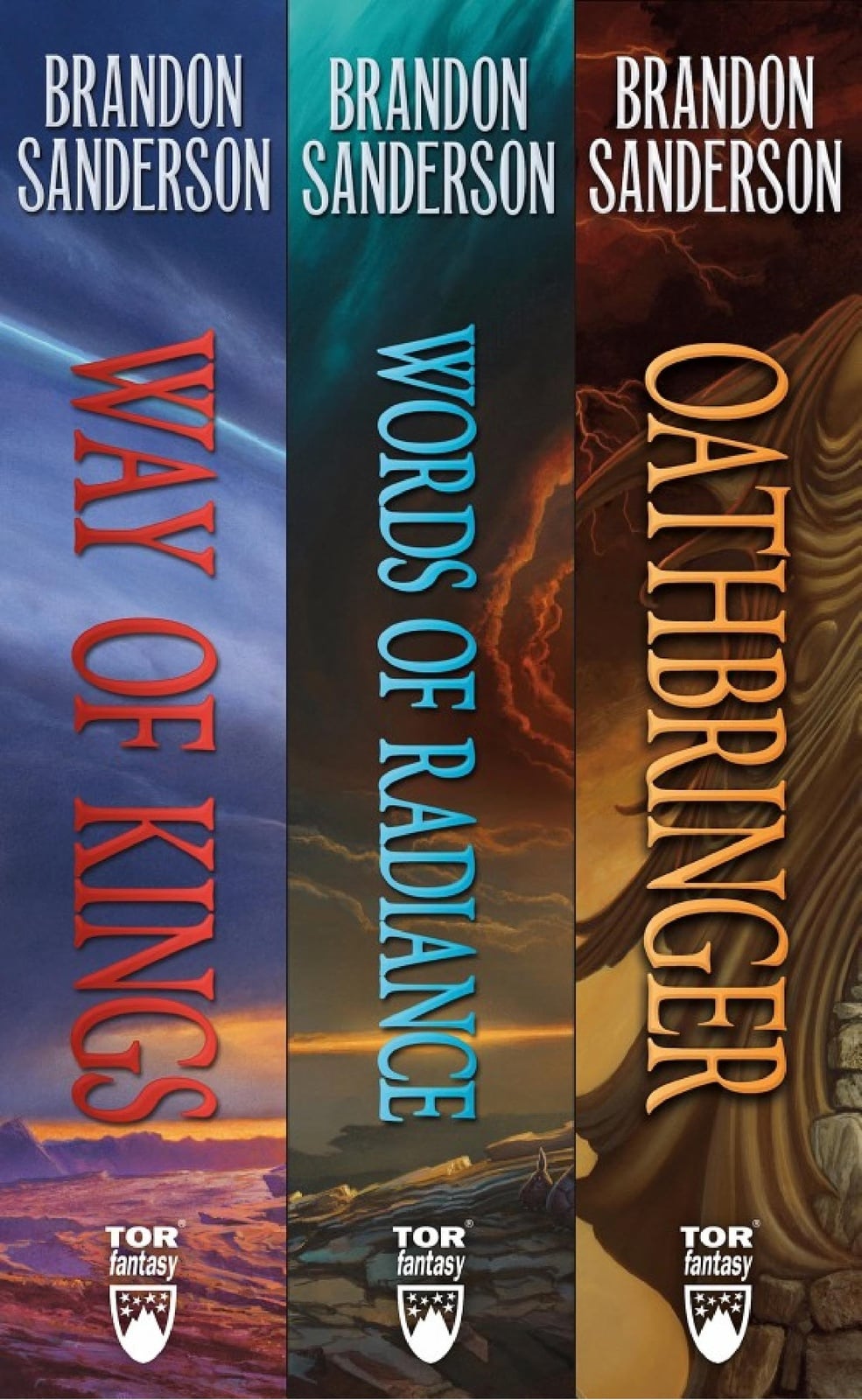 The Stormlight Archive, Books 1-3 - Cover
