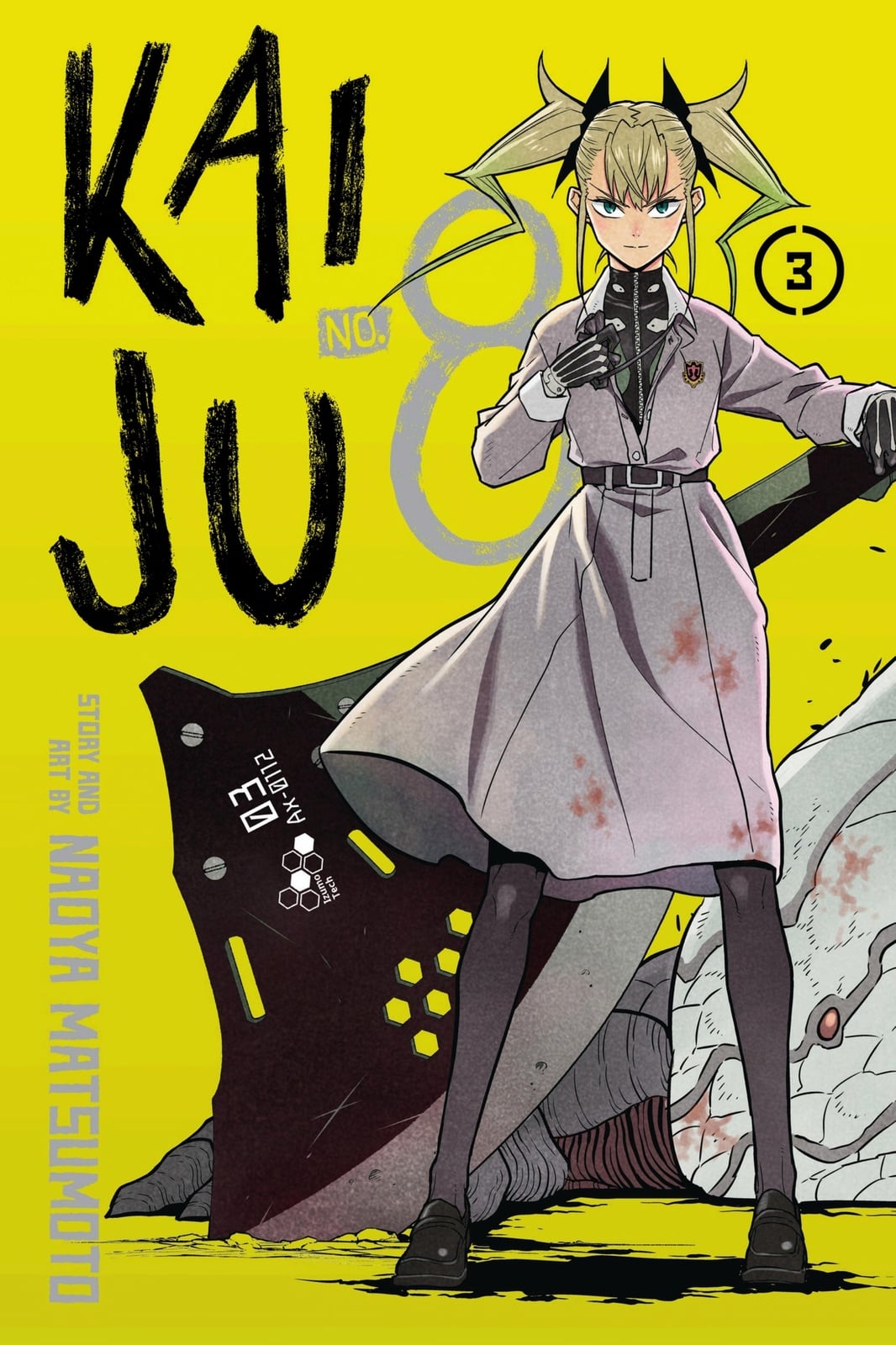 Kaiju No. 8, Vol. 3 - Cover