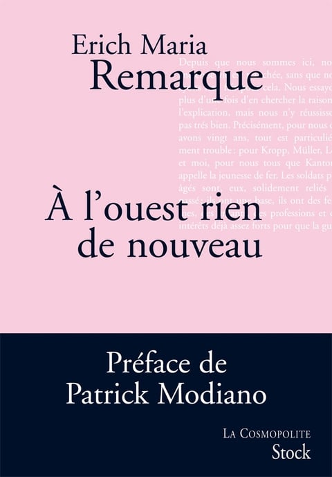 A l'ouest rien de nouveau - Cover