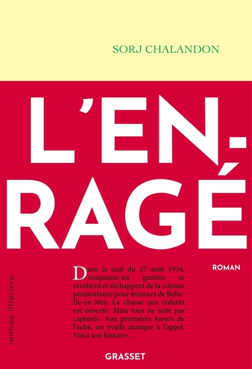 L'enragé - Cover