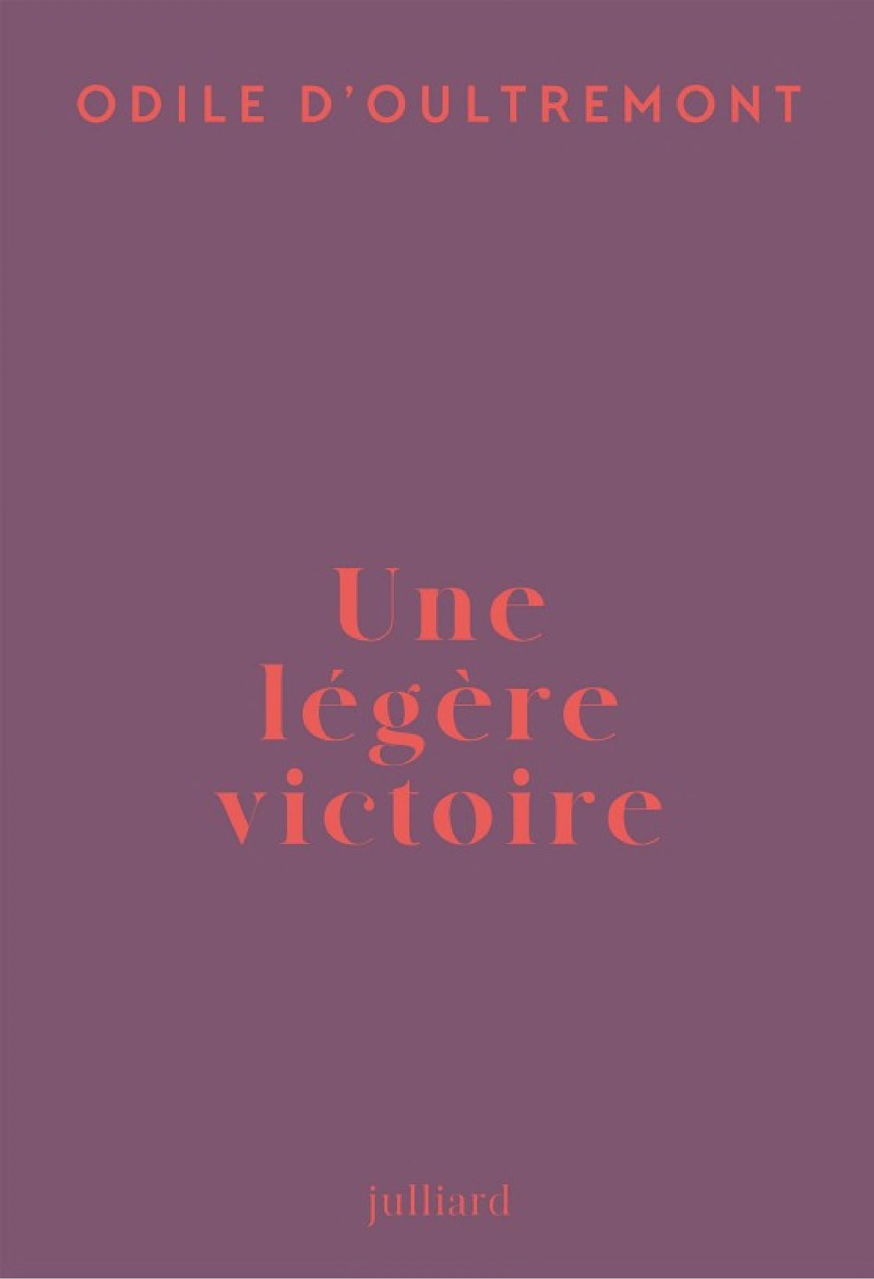 Une légère victoire - Cover