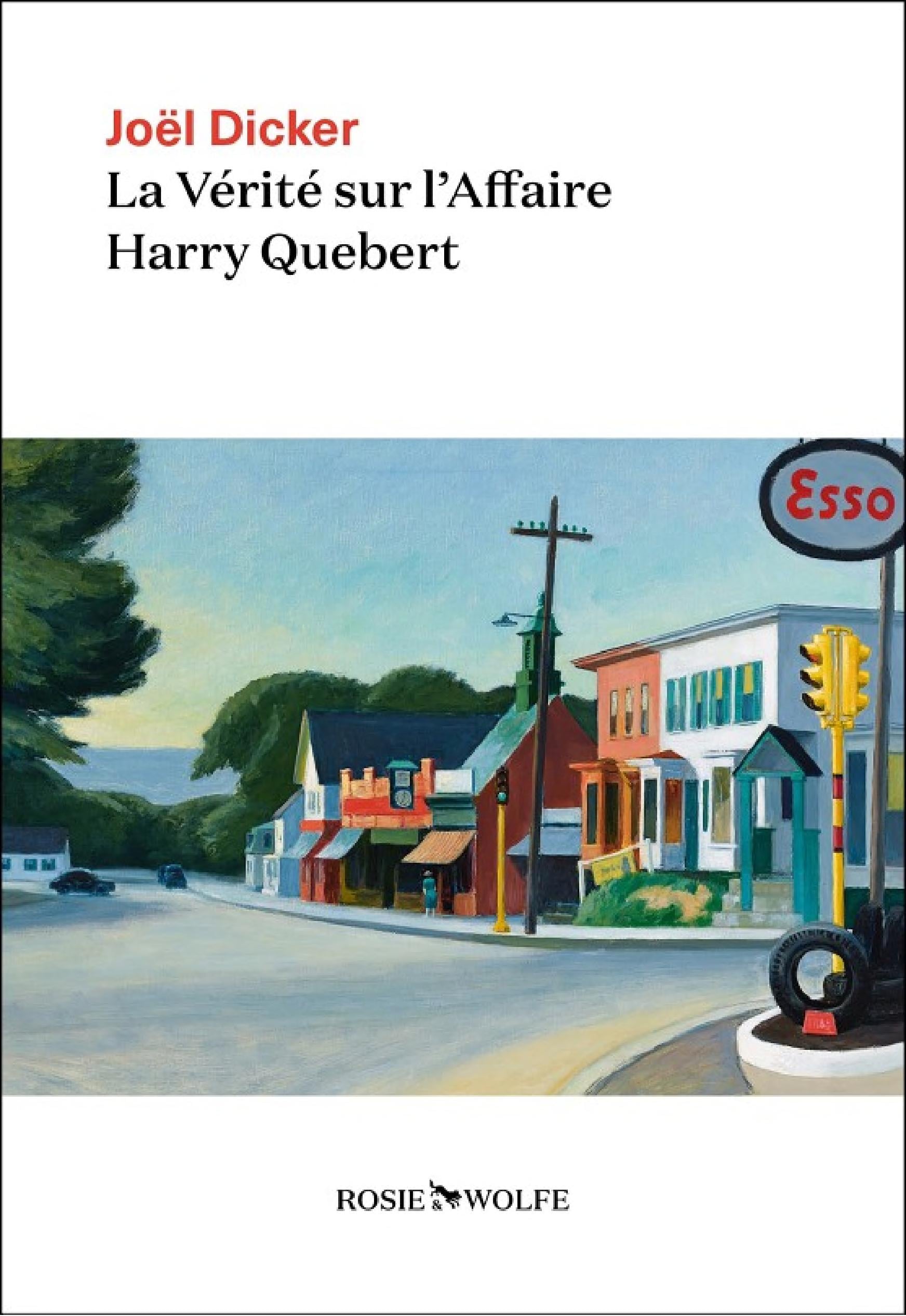 La Vérité sur l'Affaire Harry Quebert - Cover