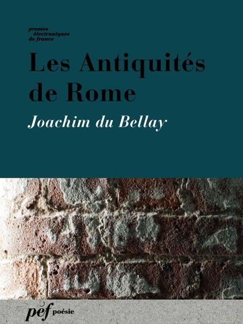 Les Antiquités de Rome - Cover