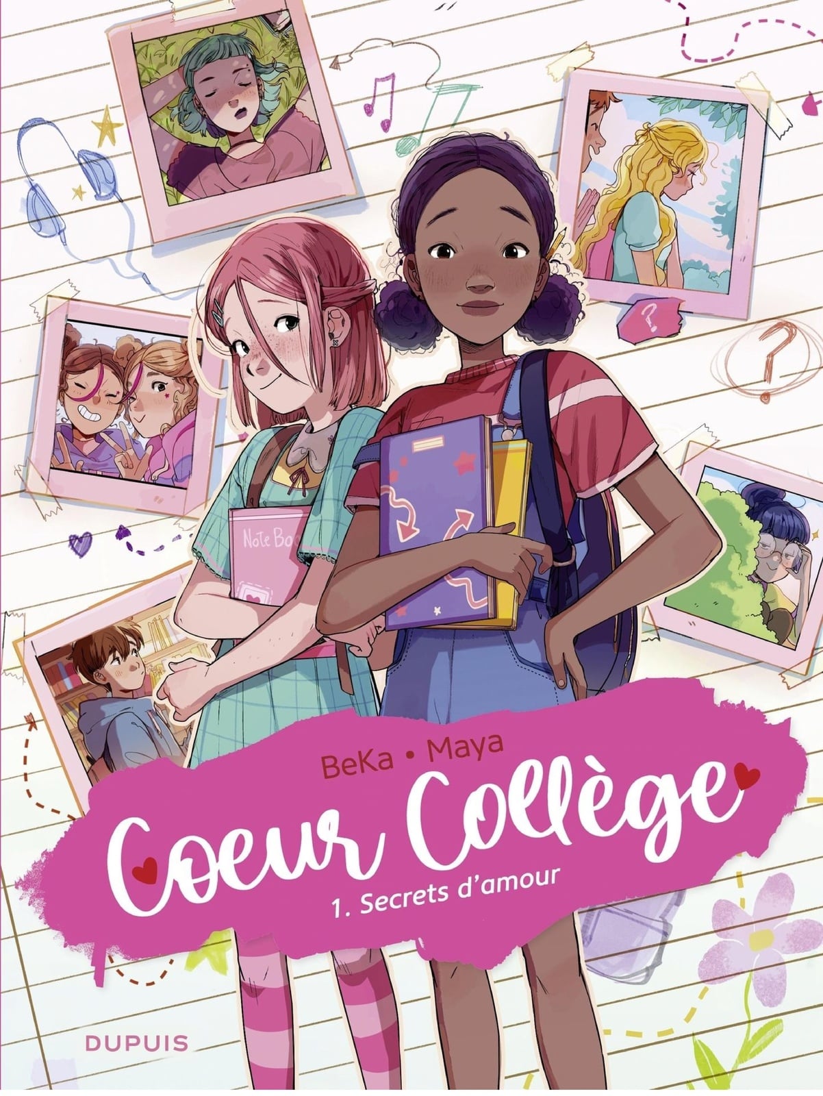 Coeur Collège - Tome 1 - Secrets d'amour - Cover