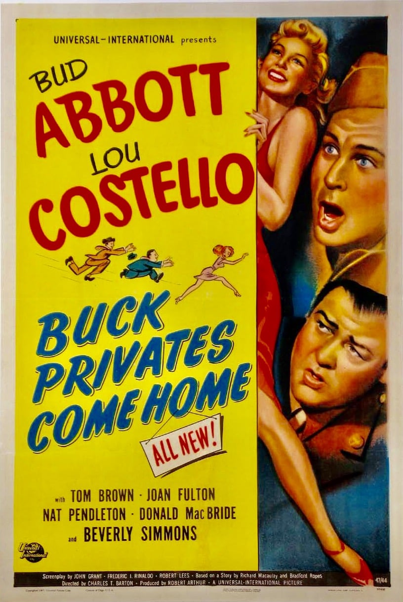 Buck Privates Come Home - Cover