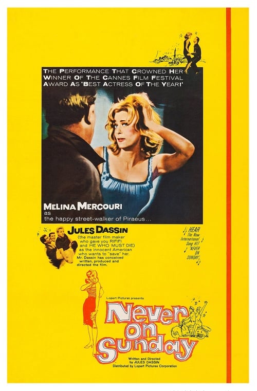 Never on Sunday - Cover