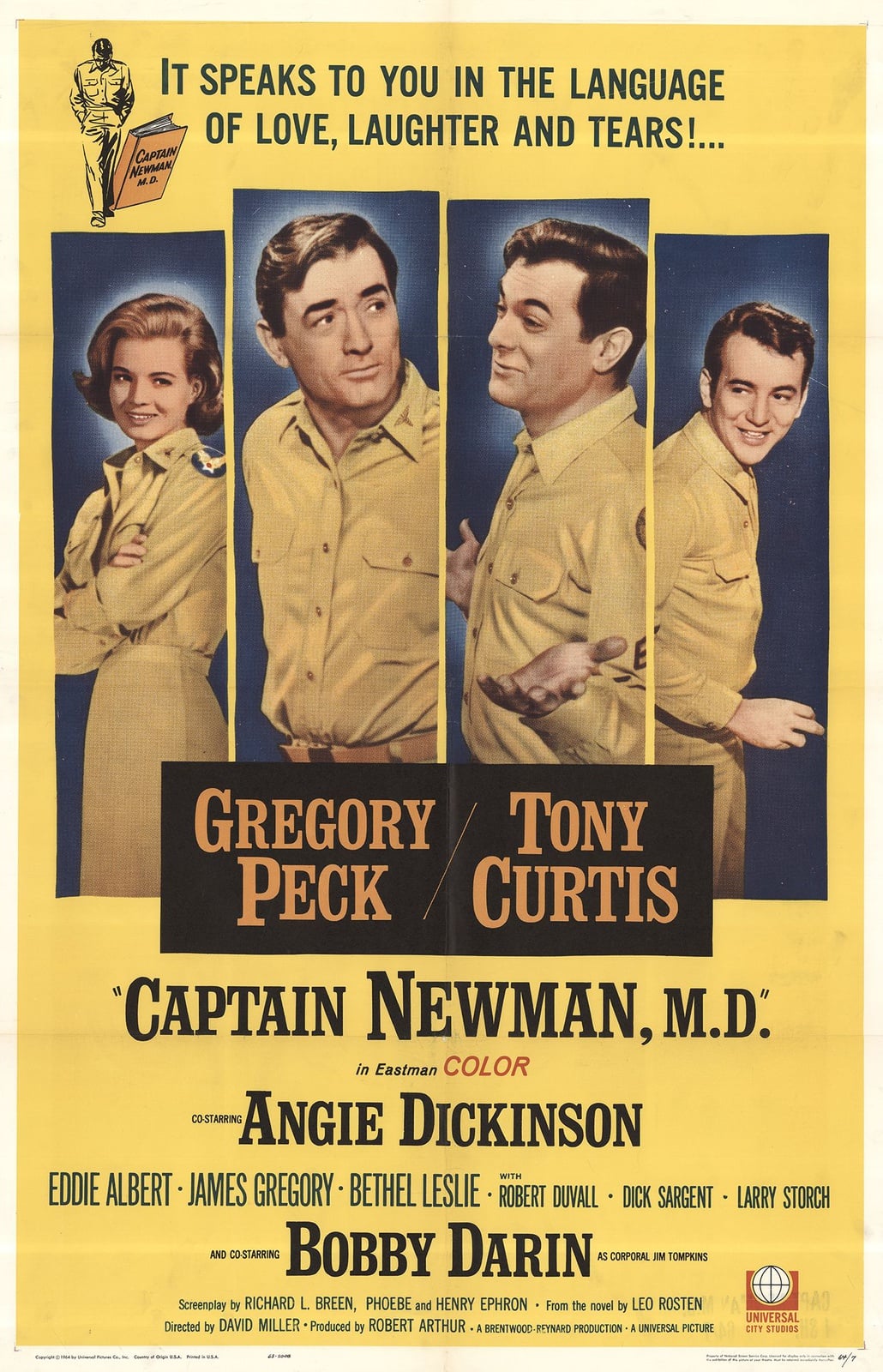 Captain Newman, M.D. - Cover