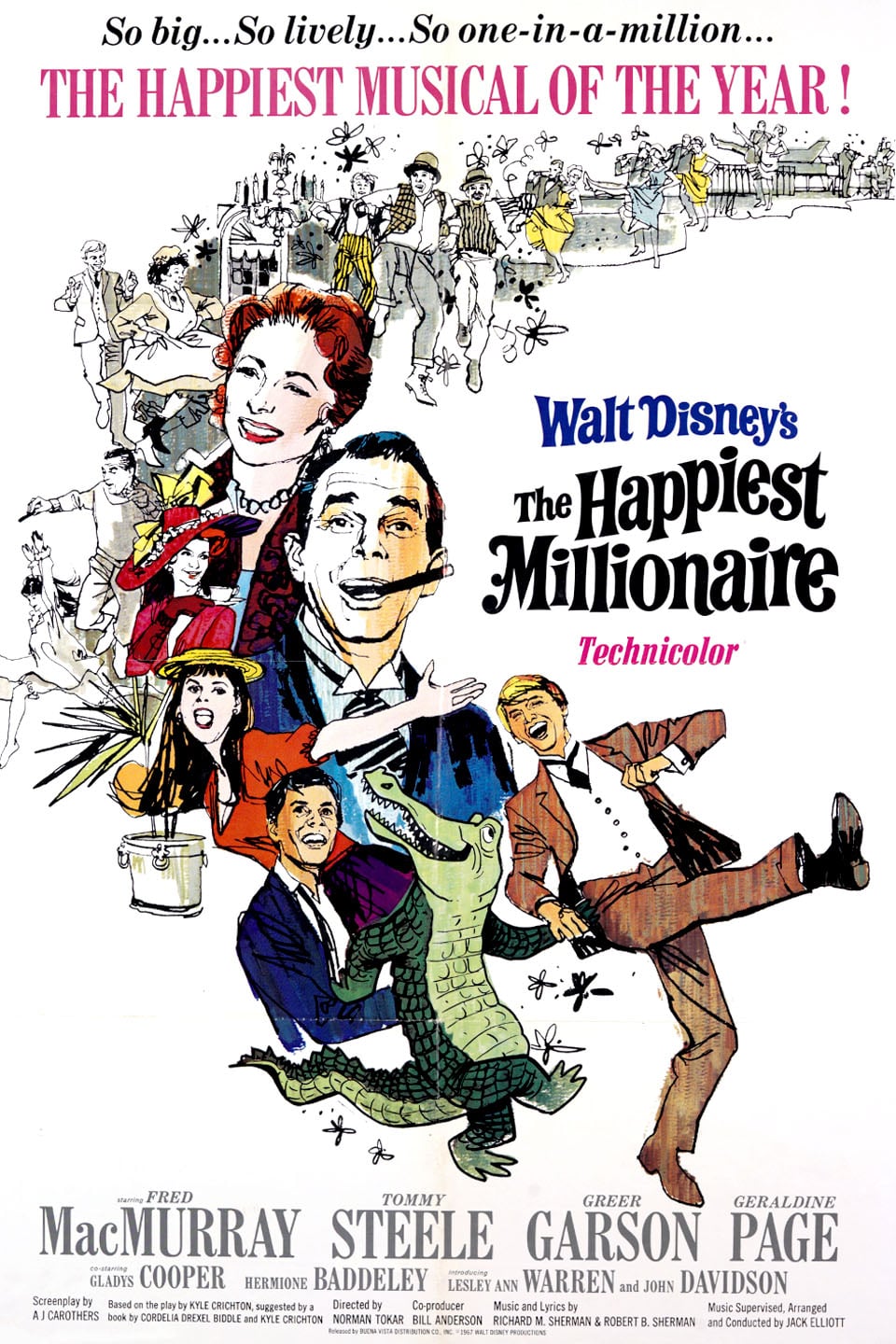 The Happiest Millionaire - Cover
