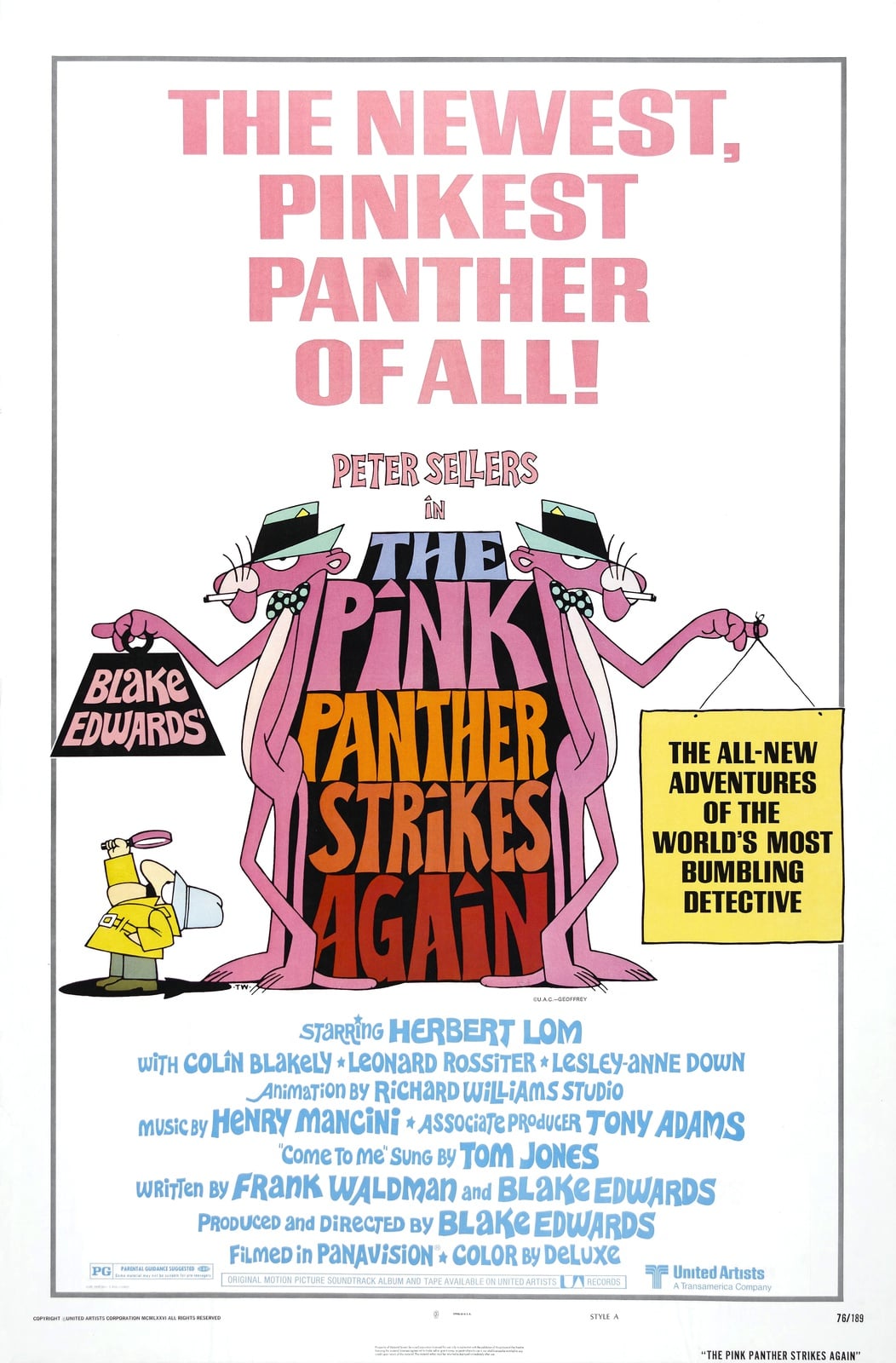 The Pink Panther Strikes Again - Cover