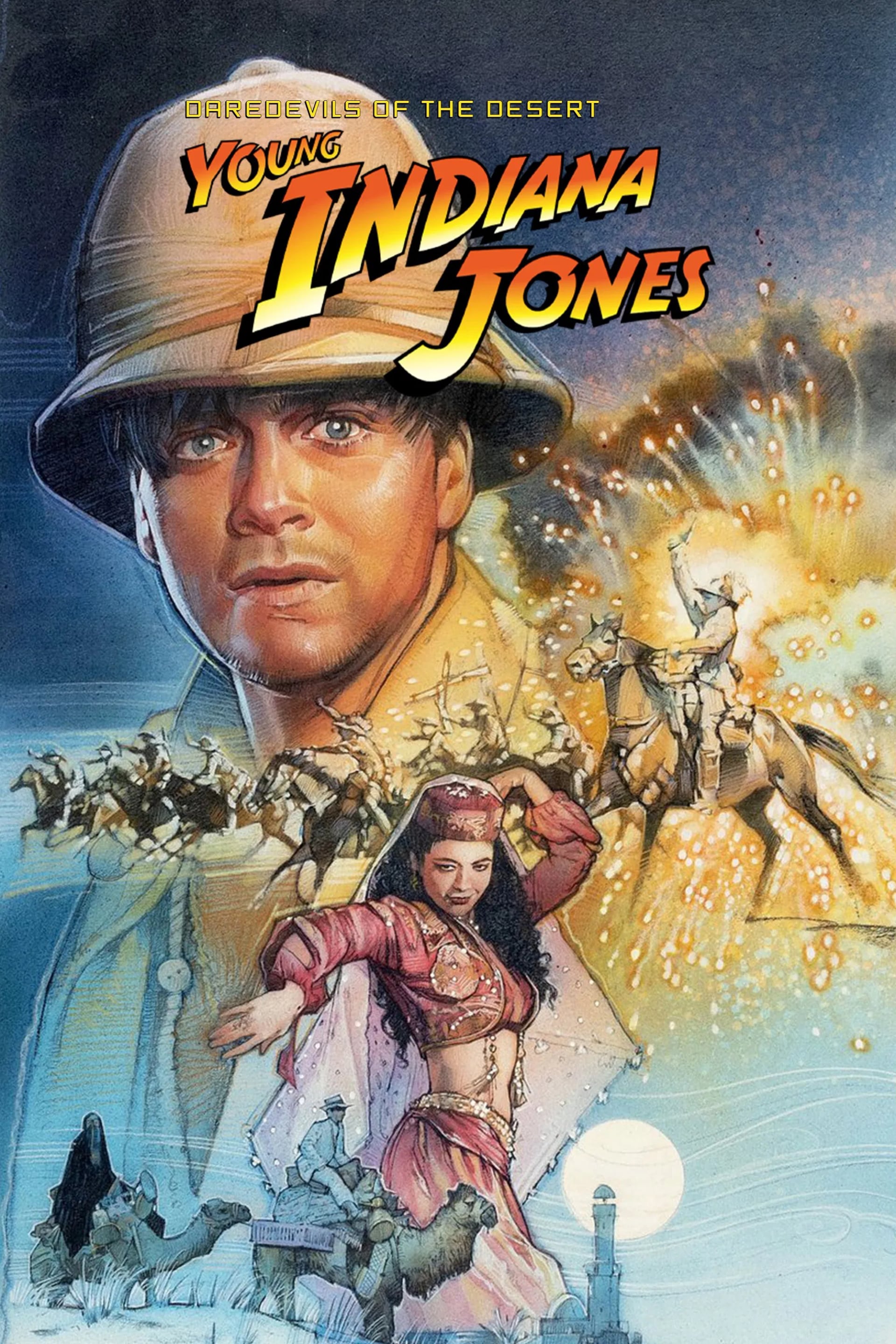 The Adventures of Young Indiana Jones: Daredevils of the Desert - Cover