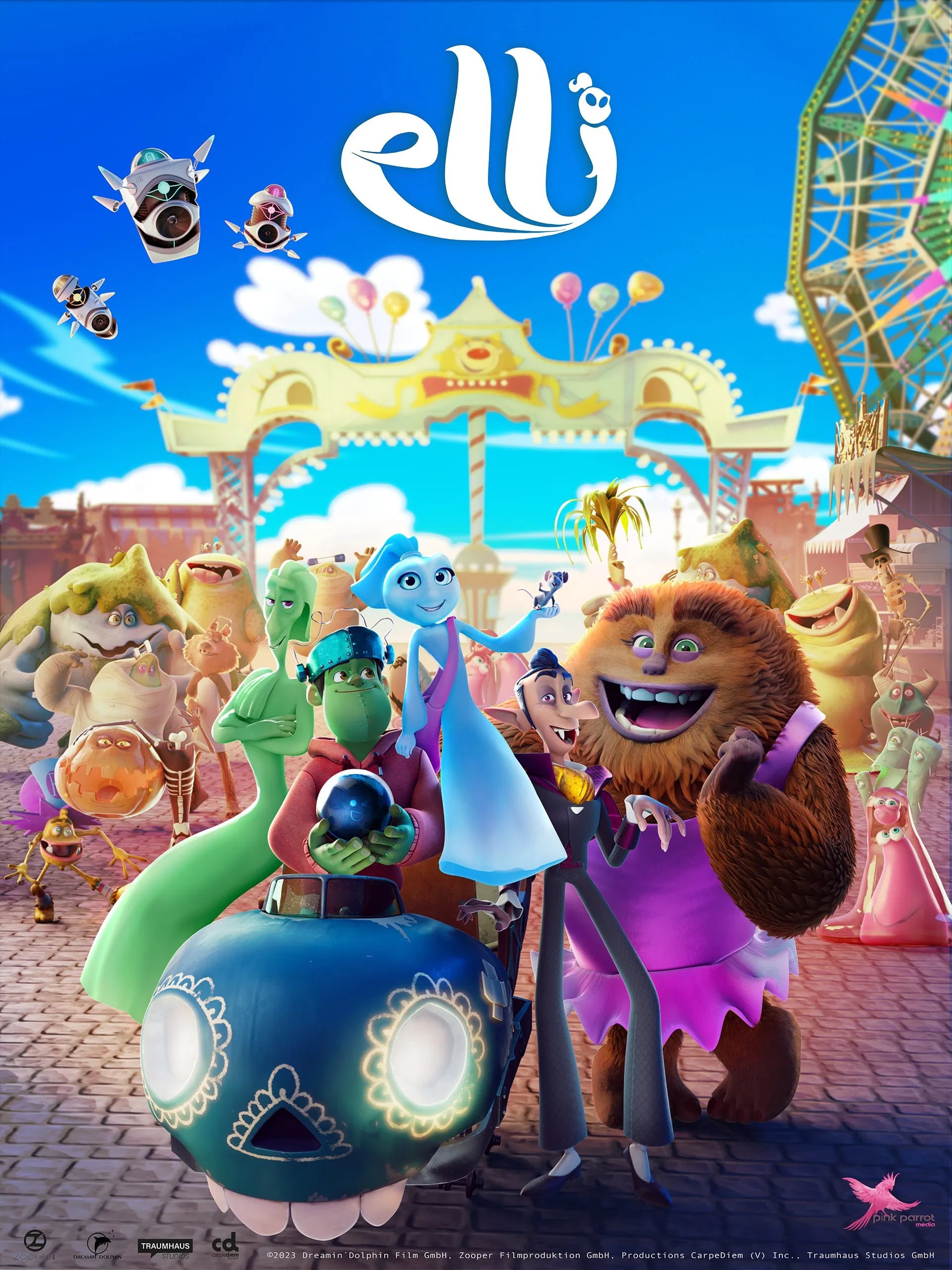 Elli and her Monster Team - Cover