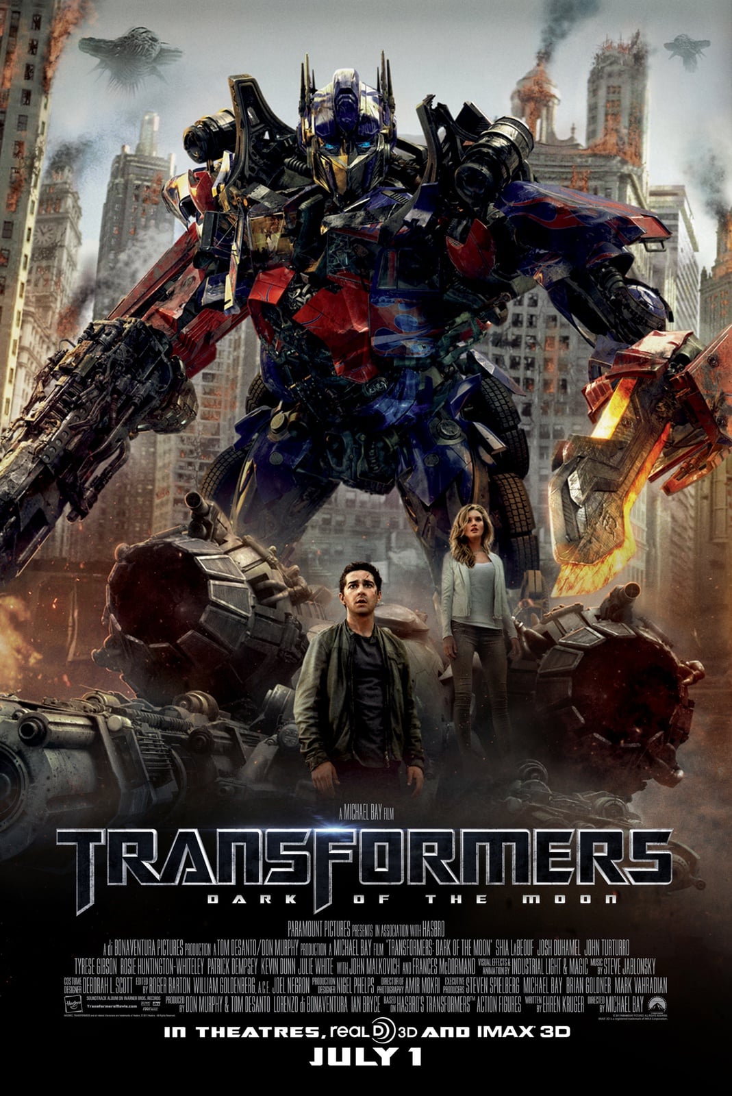 Transformers: Dark of the Moon - Cover