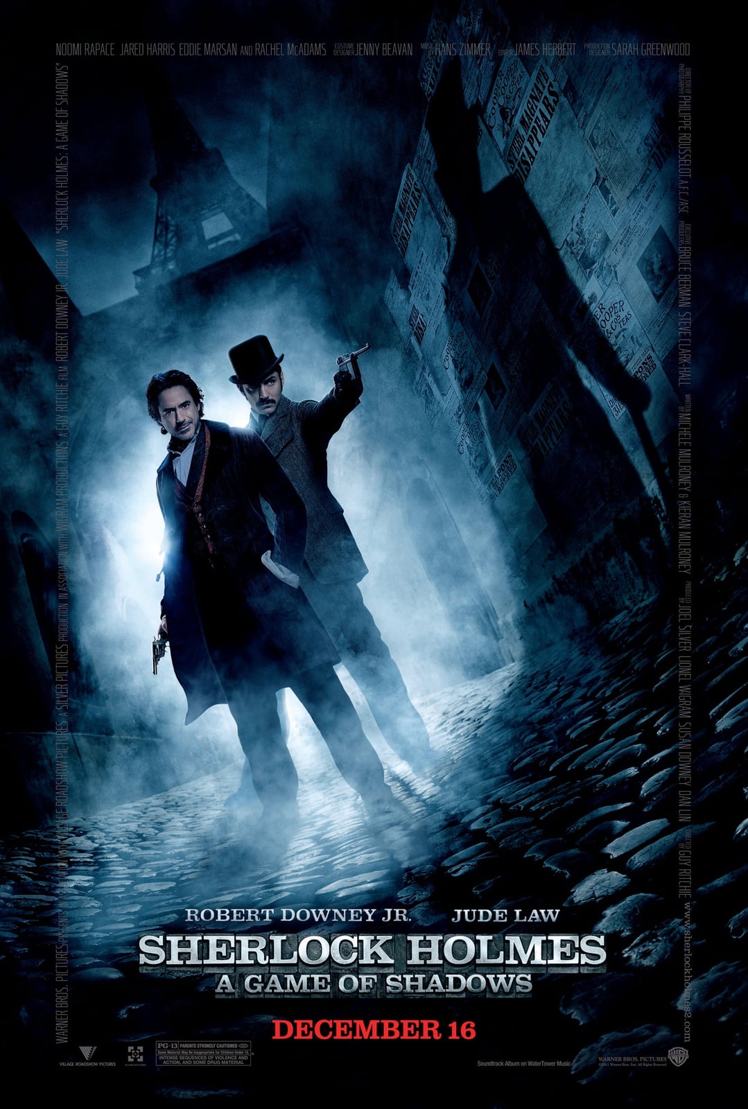 Sherlock Holmes: A Game of Shadows - Cover