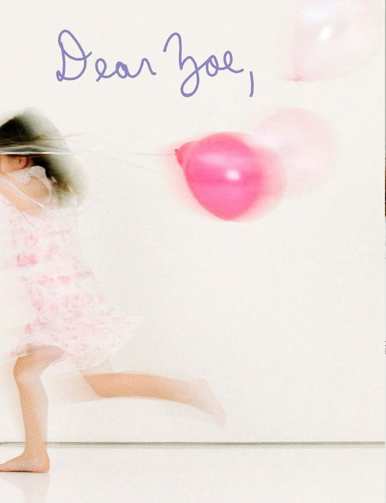 Dear Zoe - Cover