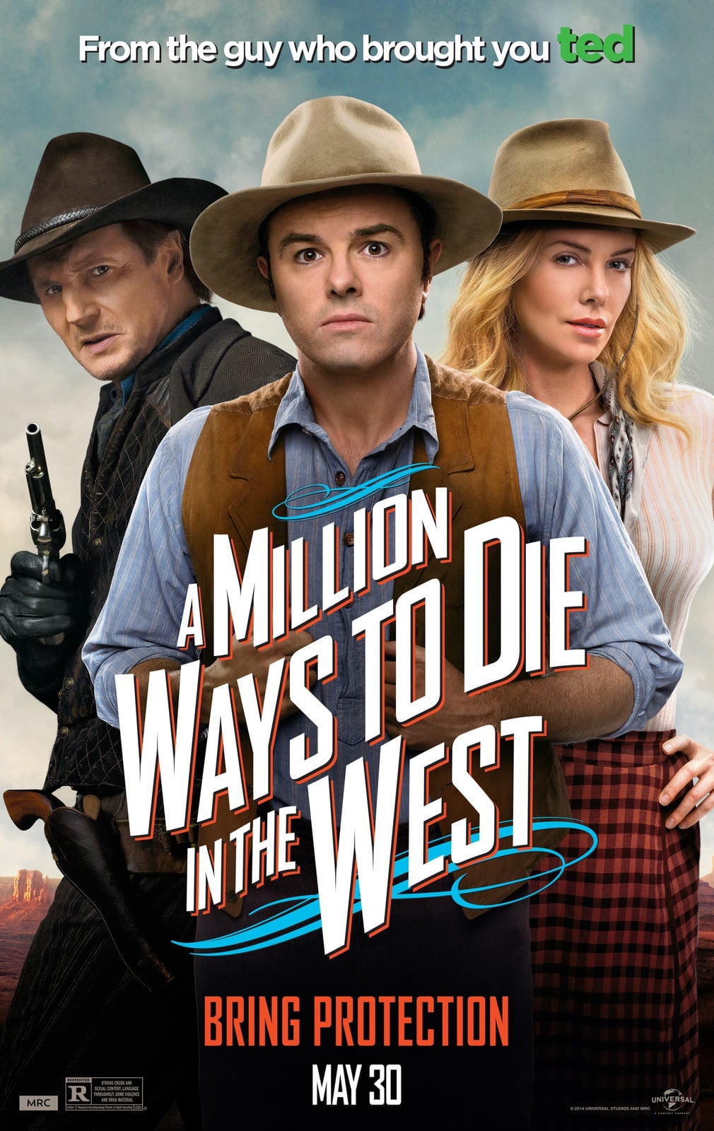 A Million Ways to Die in the West - Cover