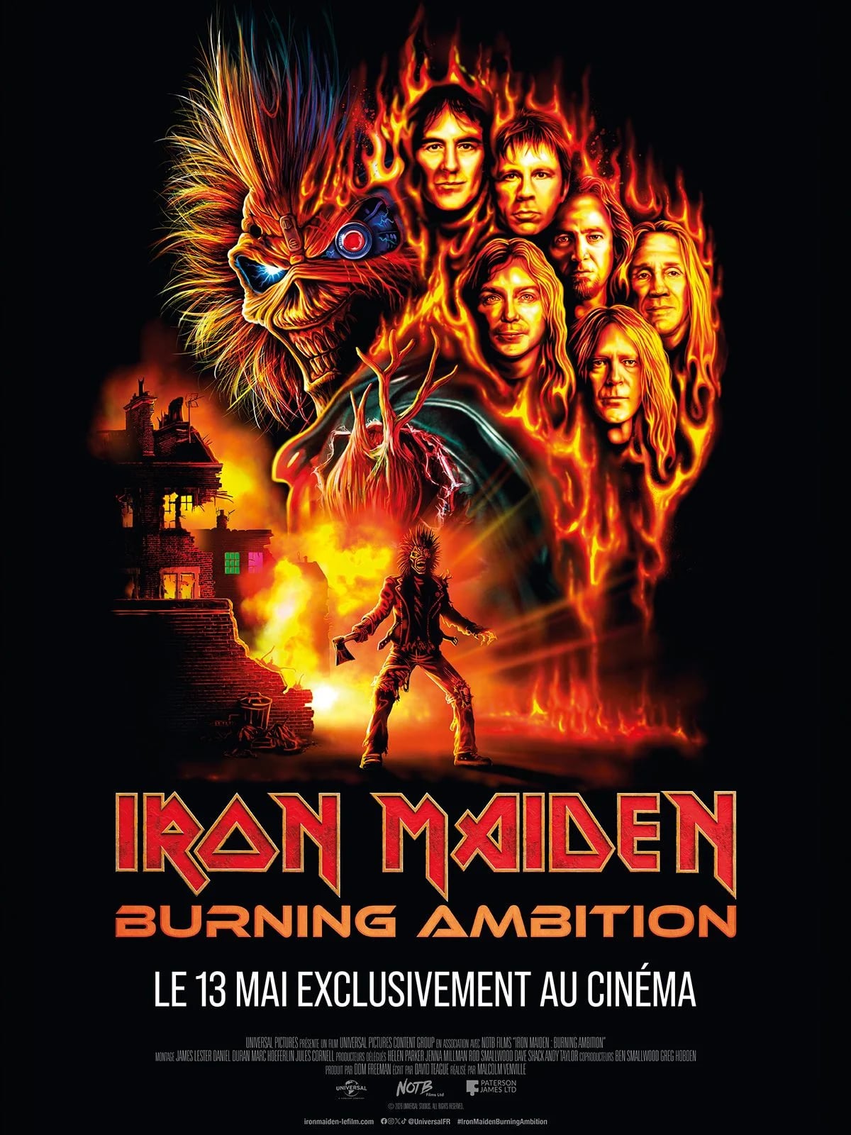 Iron Maiden: Burning Ambition - Cover