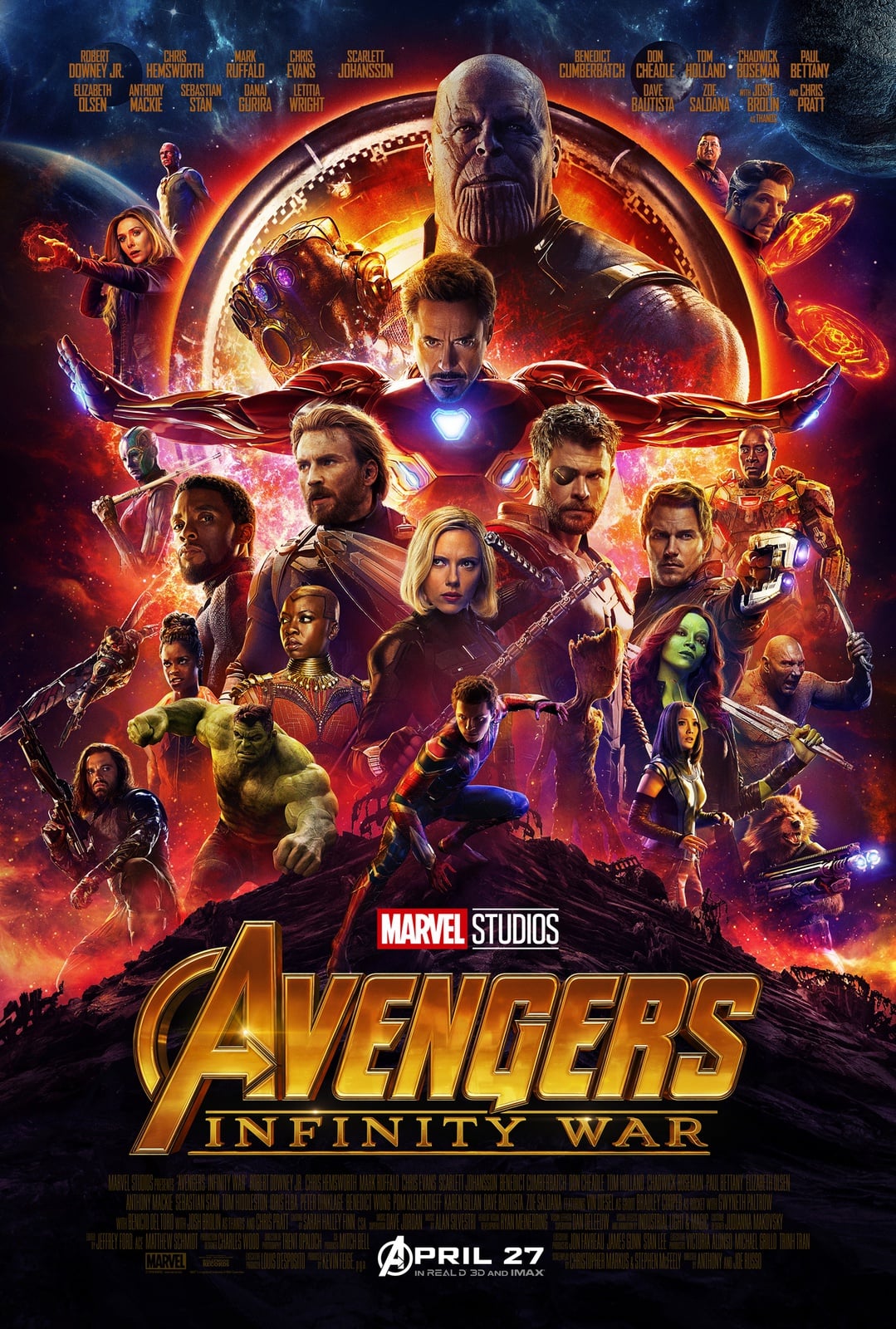 Avengers: Infinity War - Cover