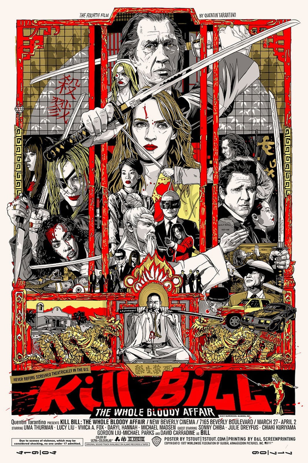 Kill Bill: The Whole Bloody Affair - Cover