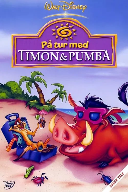On Holiday With Timon & Pumbaa - Cover