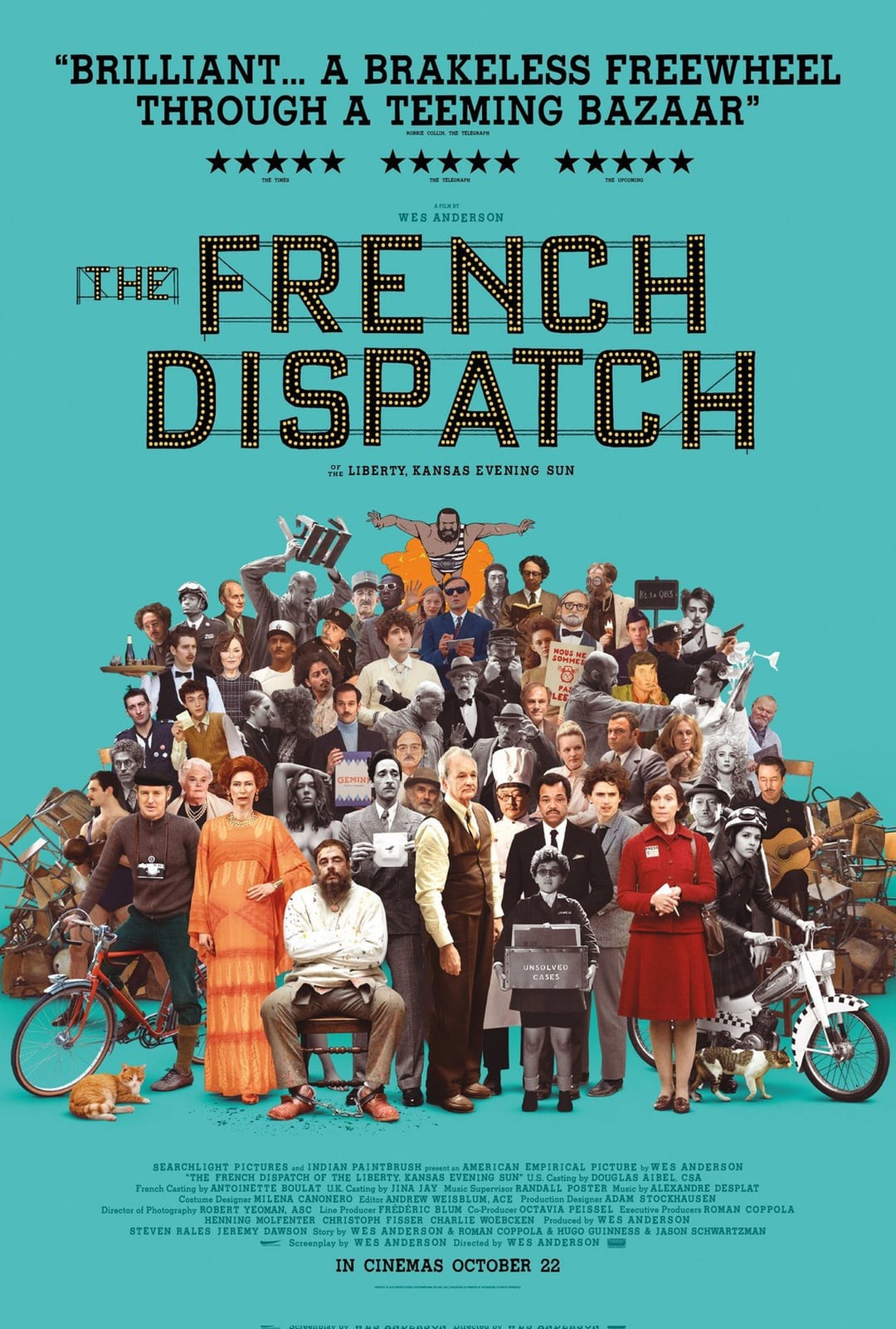 The French Dispatch of the Liberty, Kansas Evening Sun - Cover