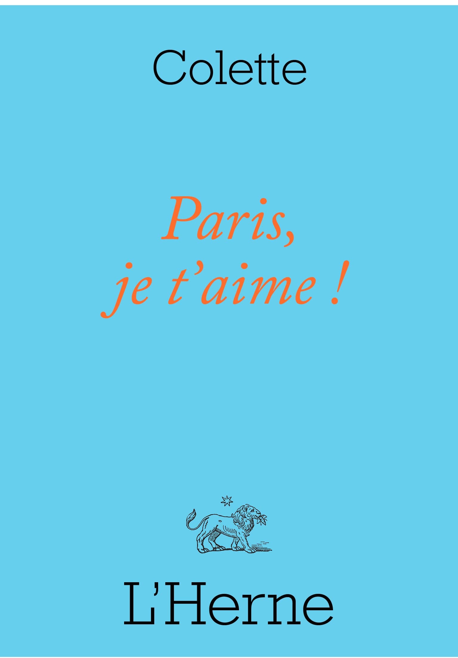 Paris, je t'aime !